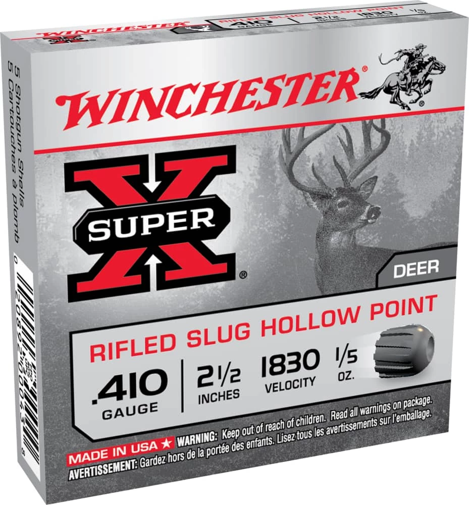 Winchester X410RS 410-Gauge Foster Lead Slugs 3 Winchester X410RS 410-Gauge Foster Lead Slugs